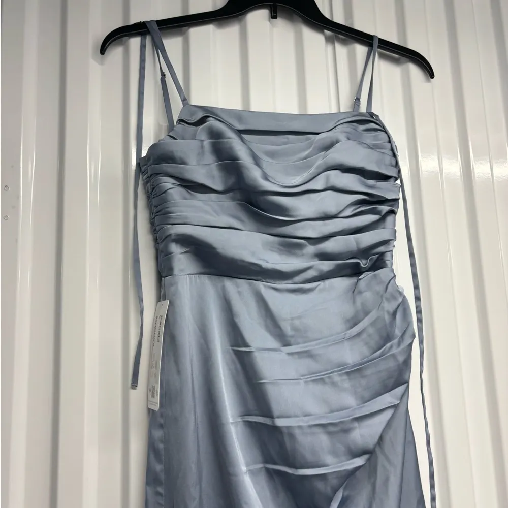 NWT Azazie Strapless Light Blue Gown 4 - Image 10