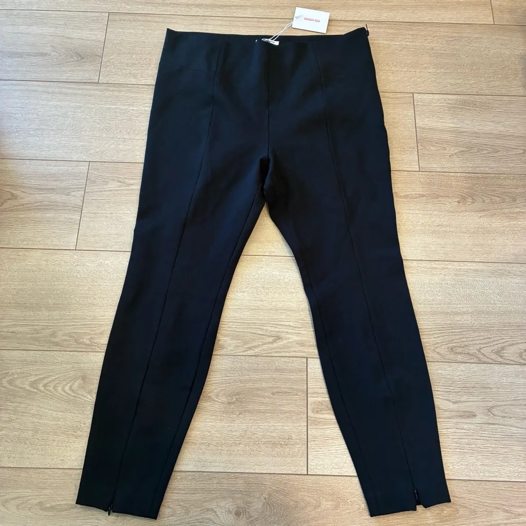 NWT Good American Boss Skinny Pants BLACK001 Zipper Size 5/2XL - Image 3