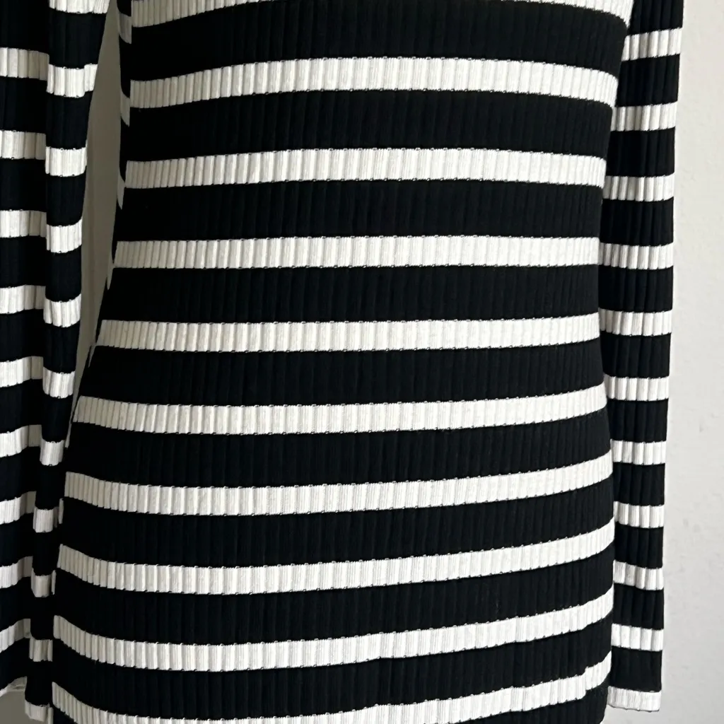 Reformation Jeans Jeanne Knit Striped Mini Dress - Image 4