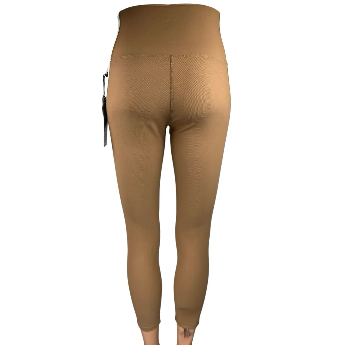 NEW Kyodan Brown White Colorblock Skinny Athletic Leggings Trousers Pants Size M - Image 4