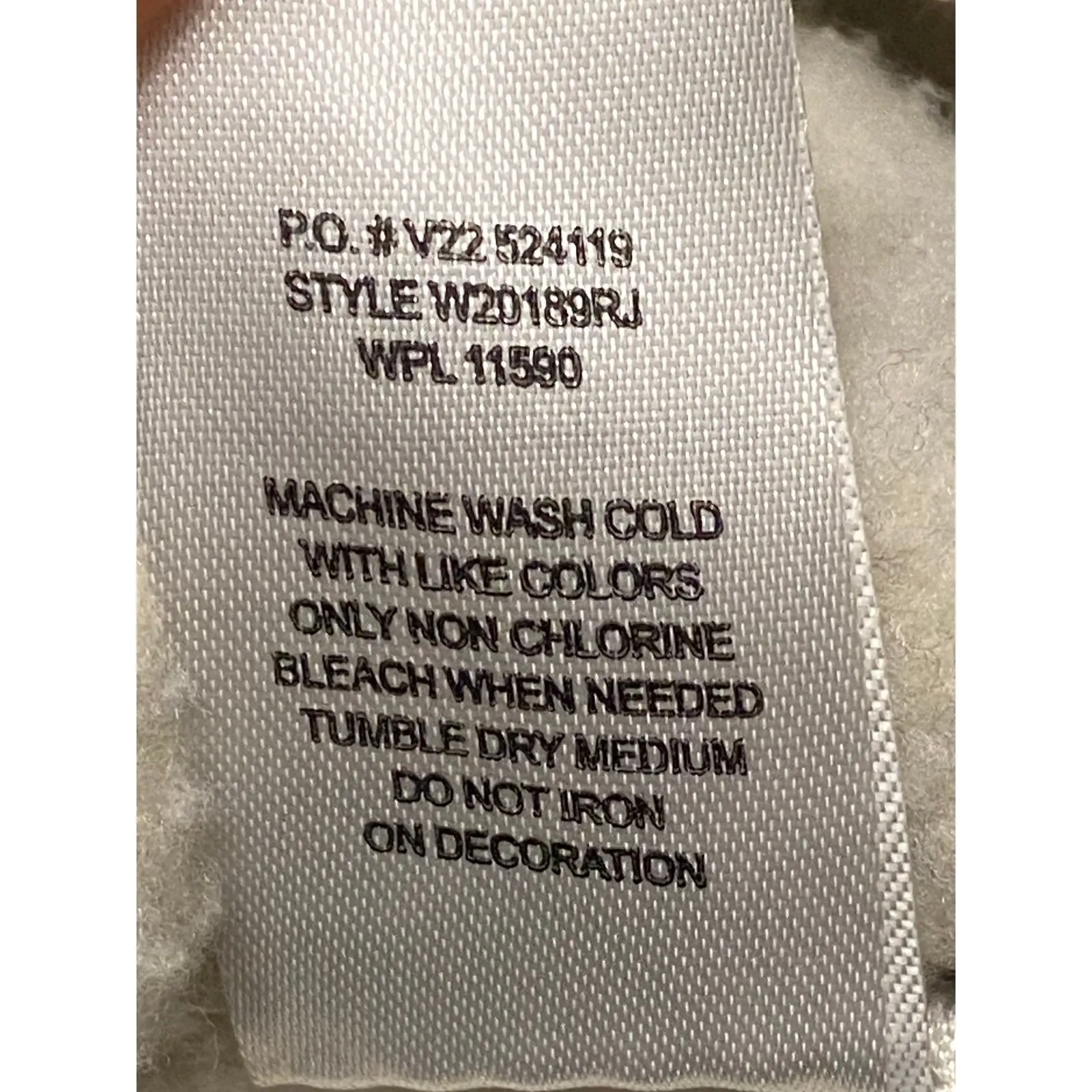 Ron Jon Surf Shop Gray Quarter Zip Pullover Sweatshirt Logo Patch Large Cozy - Image 10