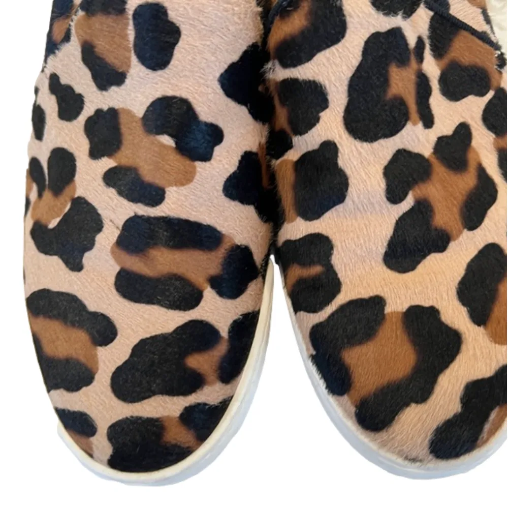 Aquatalia Leopard print calf hair slip on sneakers, pristine condition, size 7M - Image 11