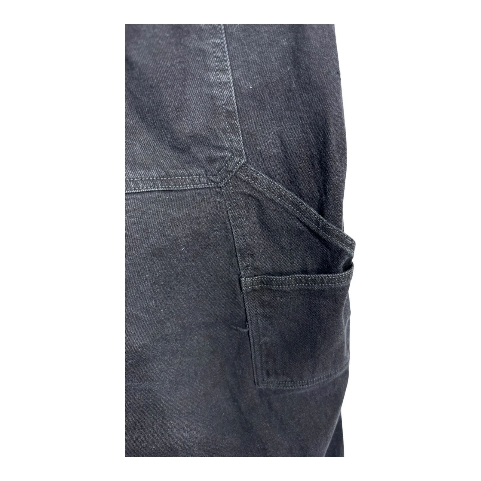 Torrid‎ High-Rise Carpenter Classic Black Denim Utility Jeans Women's 18 New - Image 4