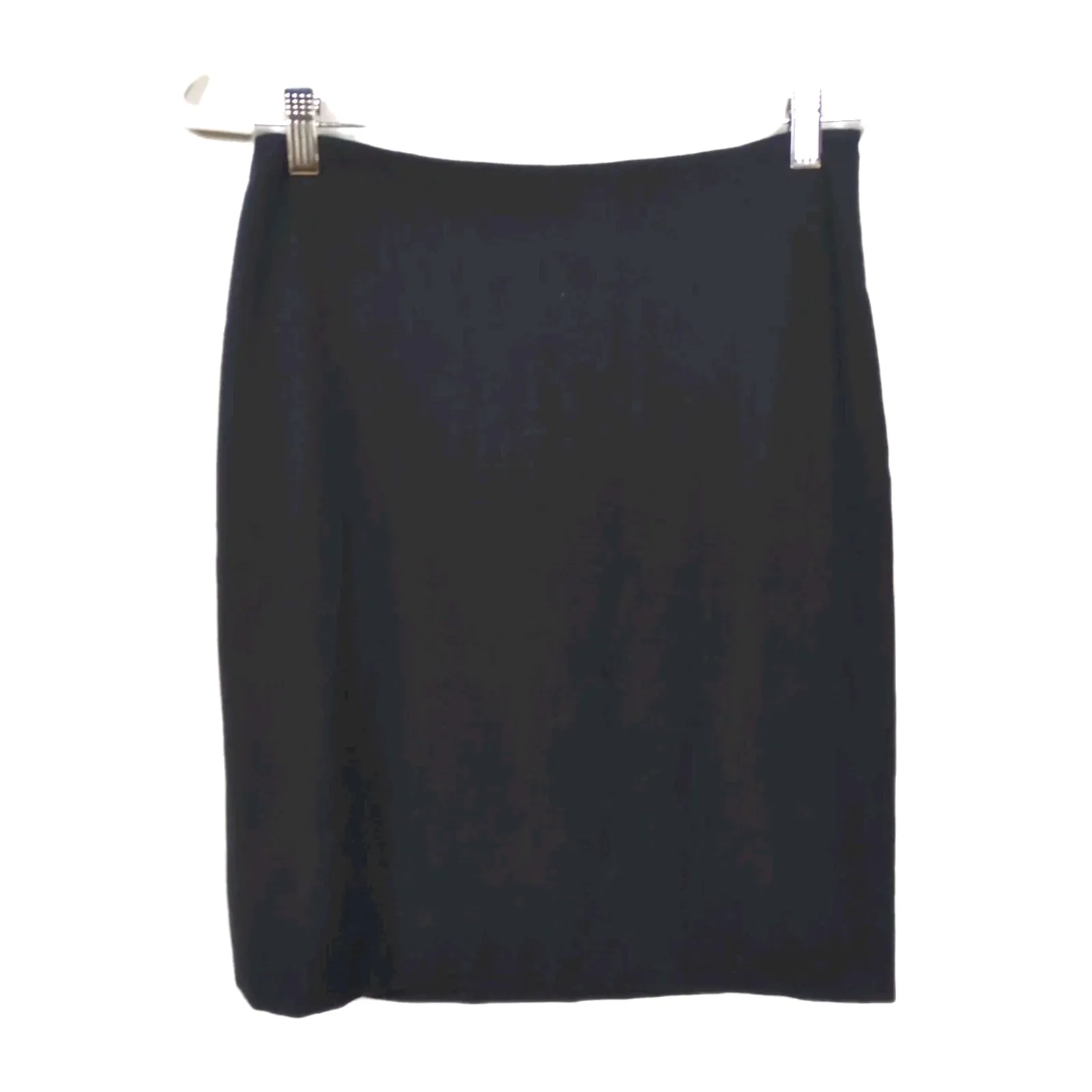 MOSCHINO Cheap and Chic Black Wool Blend Pencil Skirt Lined Women's US 6 - Image 1