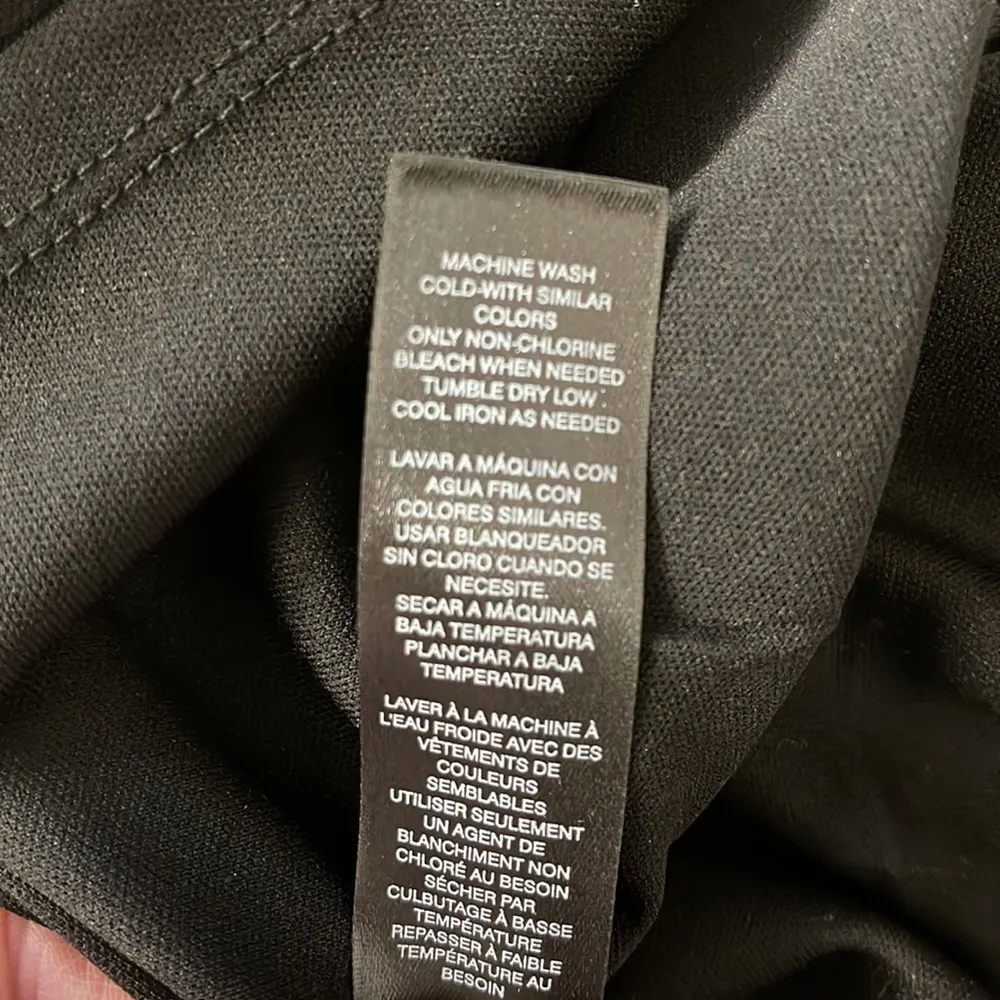 White House Black Market NWT Black Off The Shoulder Velvet Burnout Dress Size XS - Image 10