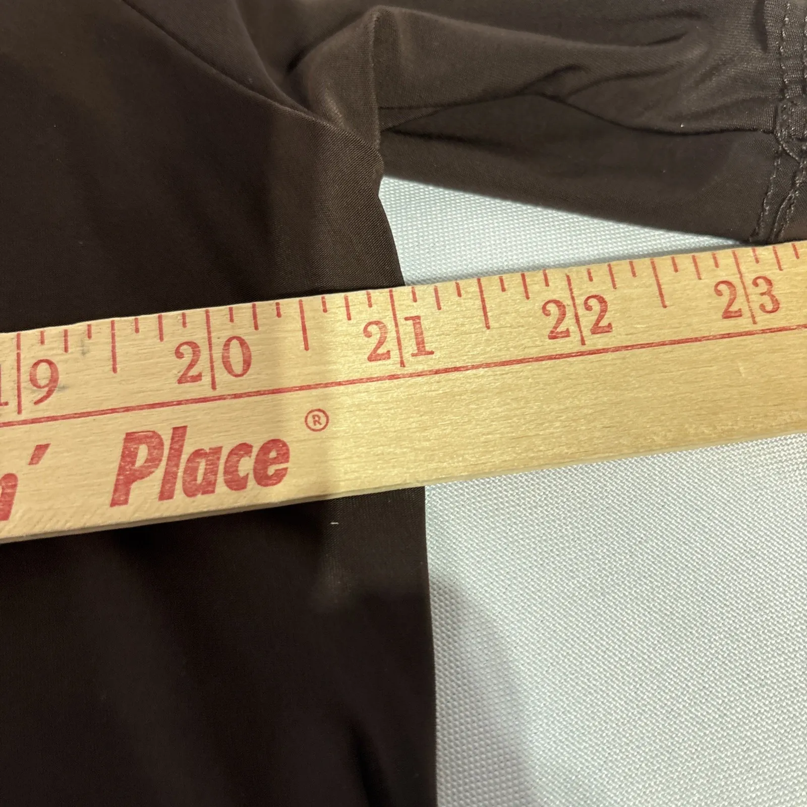 Essential Top Shirt‎ Sleeve 2XL Beaded Brown Size XXL - Image 9