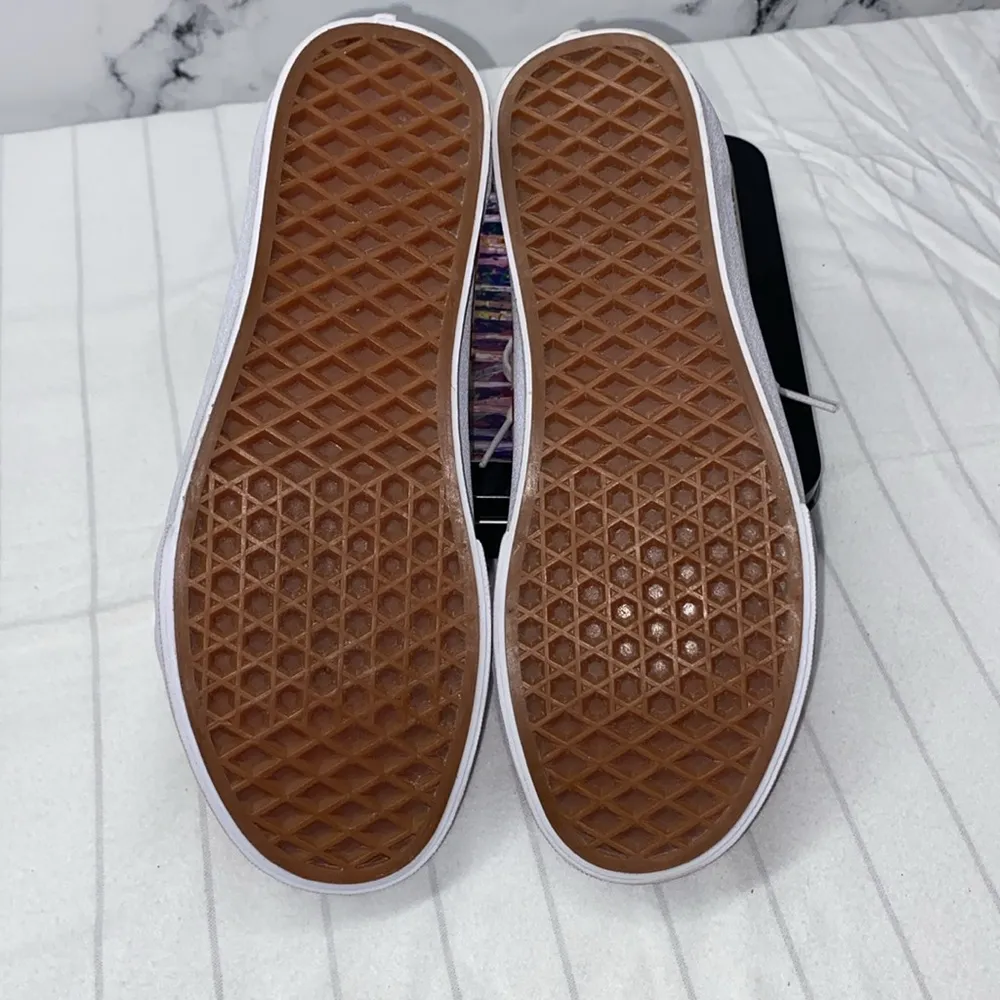 Vans Old Skool Checkerboard‎ Racing Red Checkered Sneakers, Size 5.0 - Image 4