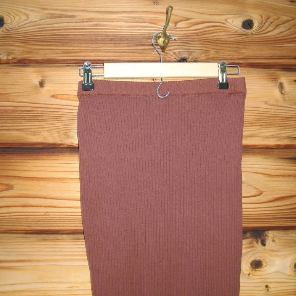 Naked Wardrobe Ribbed Body Con Midi Skirt - Image 6