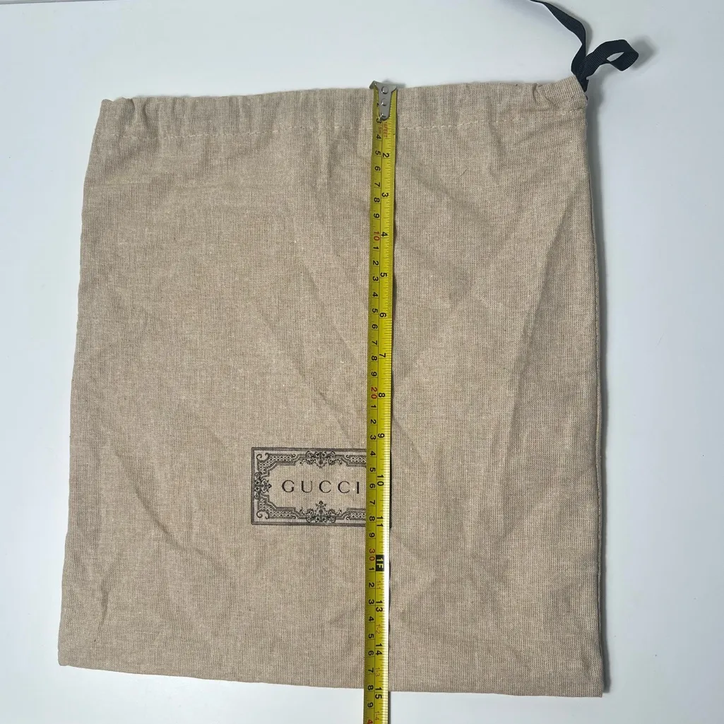 Gucci Authentic Drawstring Shoe Sneaker Handbag Purse Wallet Dustbag - Image 6