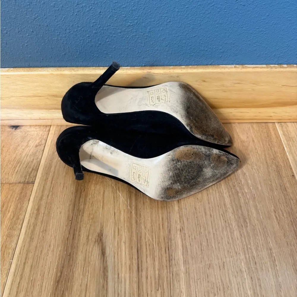 Aldo Classic Black Suede 3.5” Heel Pumps size 8.5 - Image 7