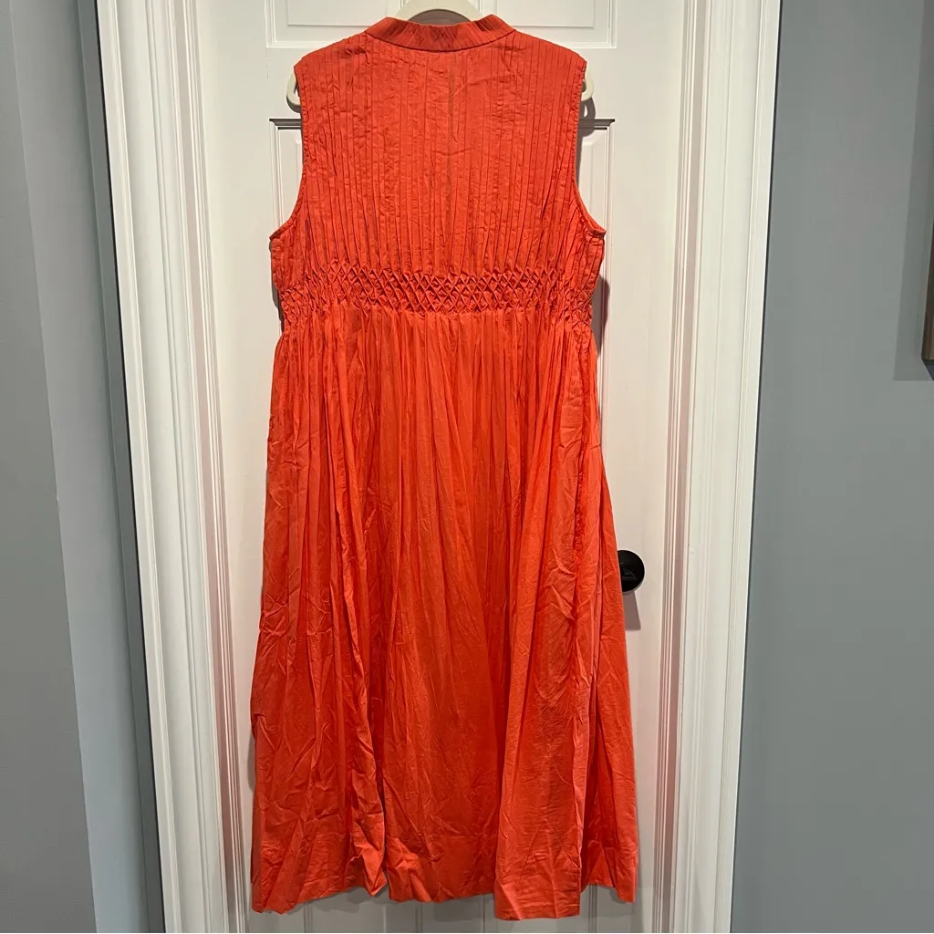 Gretchen Scott NWT Aurora Goddess Of Sun Dress Roman Goddess Coral XXL Pink - Image 5
