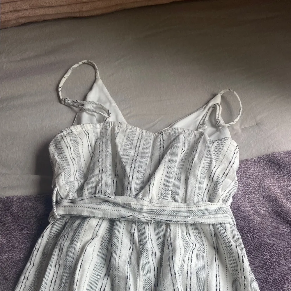 Sienna Sky  Striped White Jumpsuit - Image 5