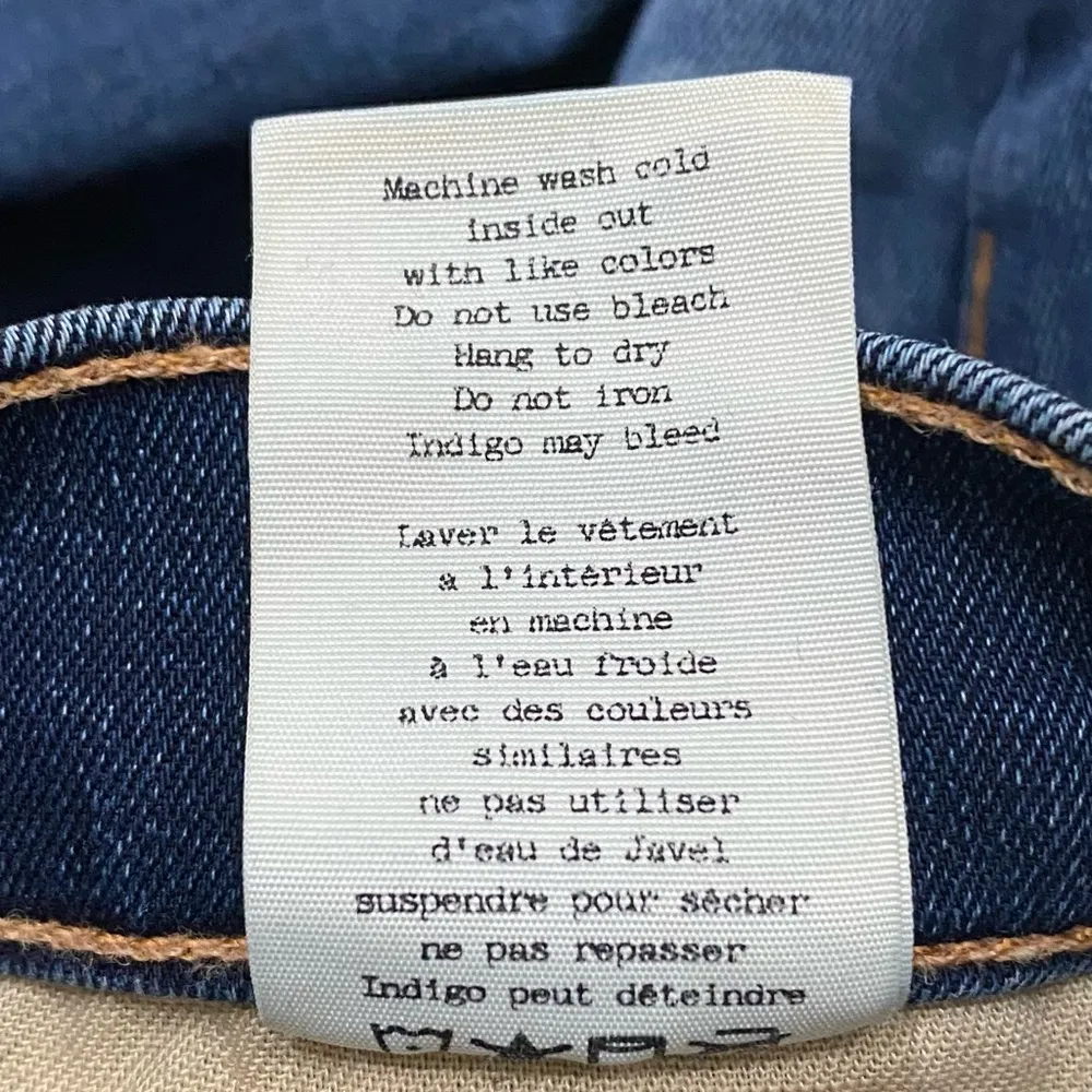 Rag and Bone  W1526K089BMO Ankle  Skinny Jeans in Bloo Moon Color Size 30 - Image 11