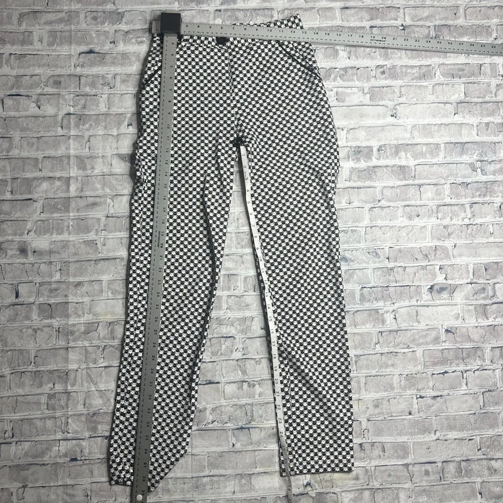 EUC Betabrand Black & White Checker Pattern of Cats Petiter Trousers Size XS - Image 14