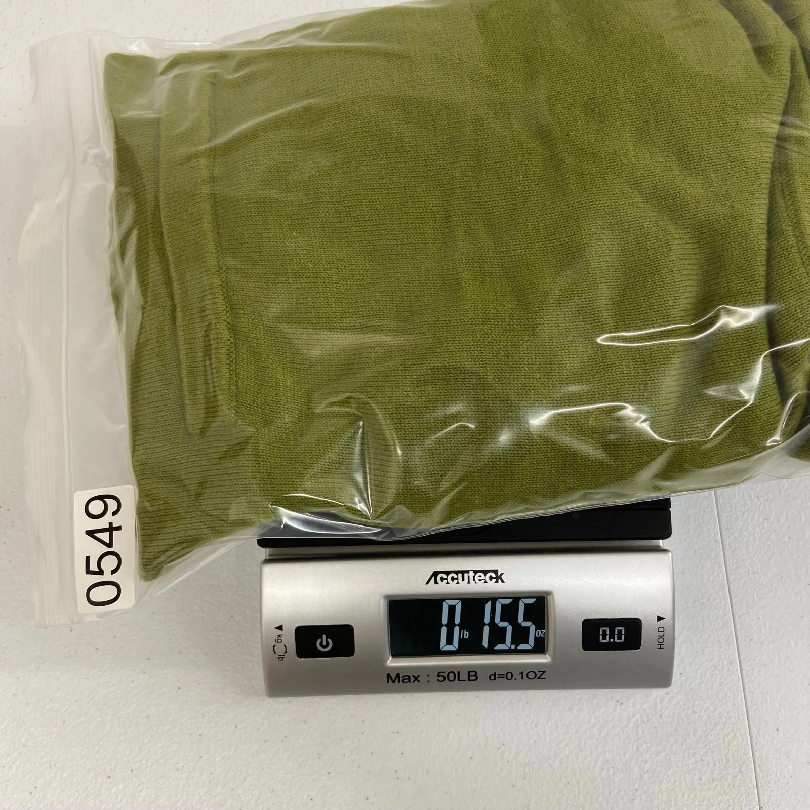 Women's green cowl neck loose soft knit stretch relaxed pocket sweater poncho XL - Image 5