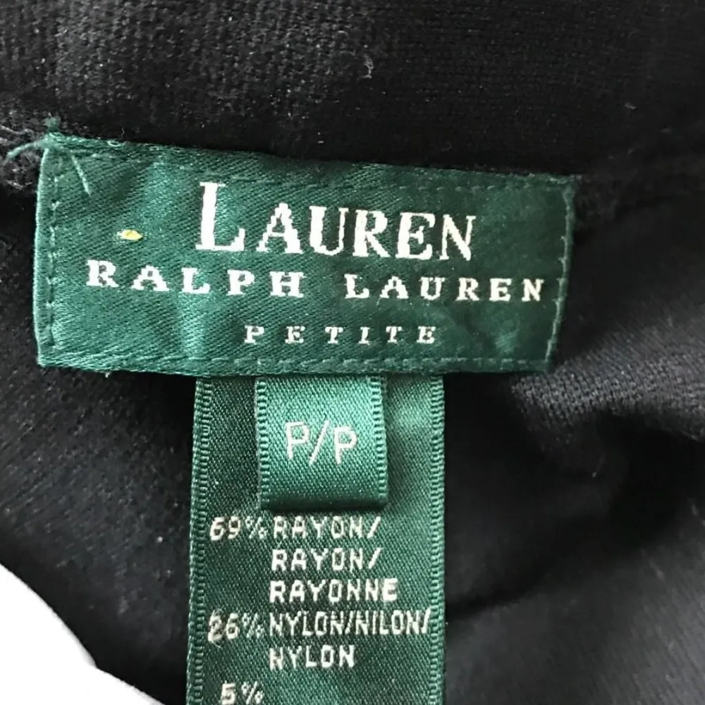 Lauren Ralph Lauren Petite Black Straight Leg Pant - Image 5