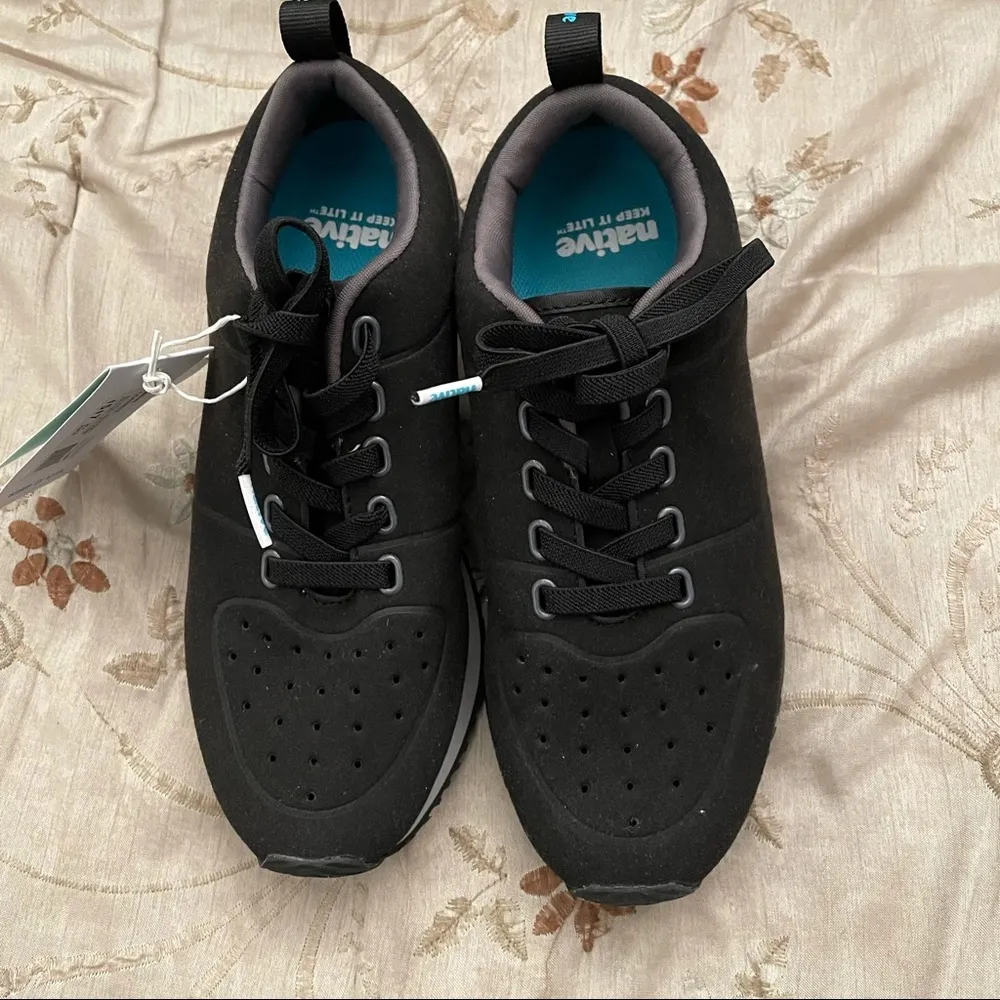 Native Cornell Jiffy Black Sneakers Size 7 - Image 3