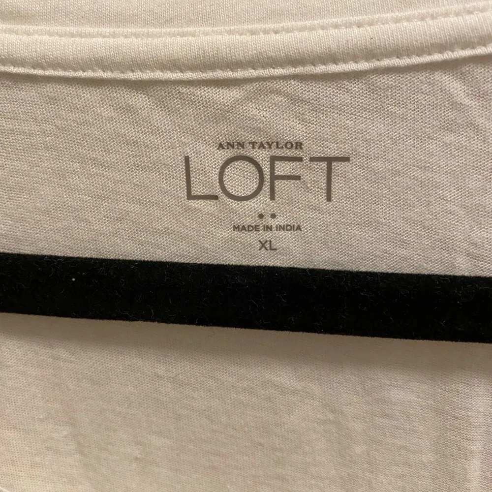 Ann Taylor Loft Factory New York Embellished Long Sleeve T-Shirt. - Image 2