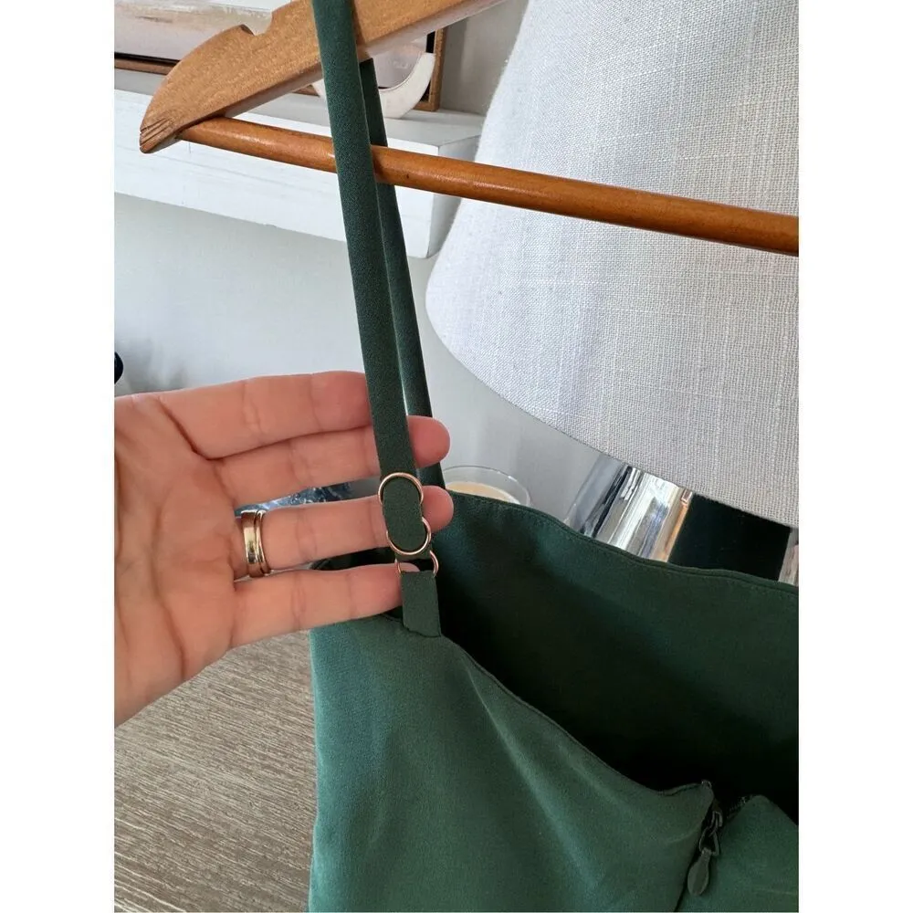 NWOT Nookie Billie Square Neck Fitted Bodycon Cocktail Mini Dress Khaki Green Si - Image 6