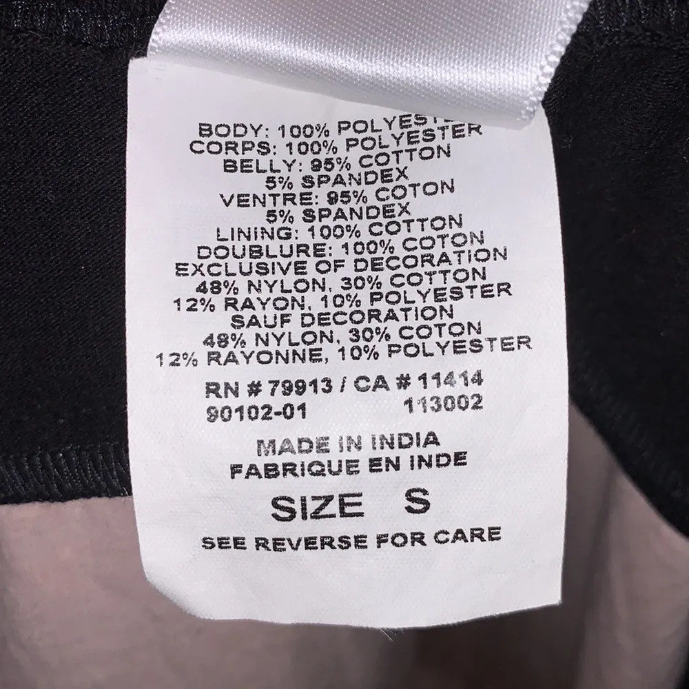 Motherhood Maternity black colorful layered lace fringe midi skirt - Image 8