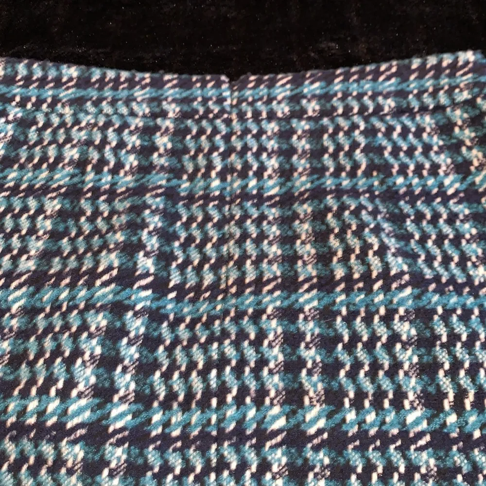 Loft Size 6 Blue Boucle Tweed Skirt A-line Wool Blend Pockets Lined Women’s - Image 8