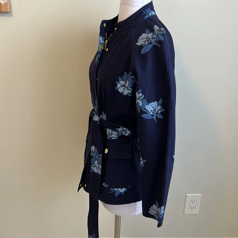 Draper James Navy Floral Field Jacket - Image 5