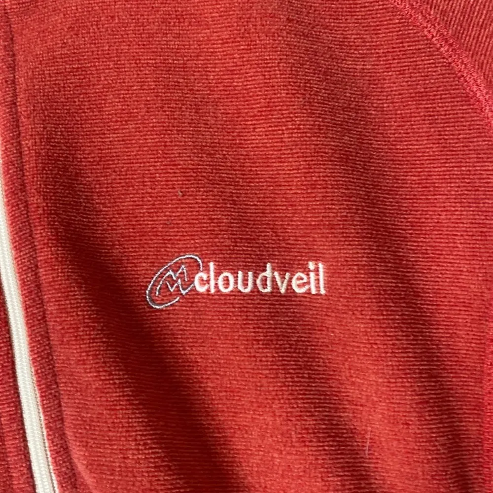 Cloudveil Wonens Red fleece pullover Small - Image 2
