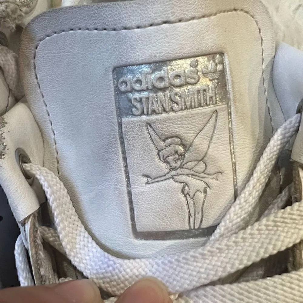 Adidas Stan Smith x Disney Peter Pan Tinkerbell Shoes women 5.5 White Sneakers - Image 16