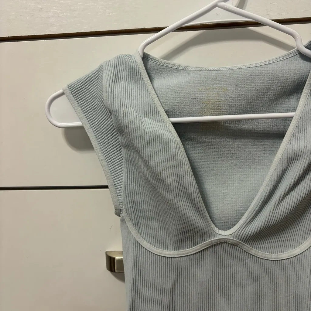 Free People Meg Ribbed Bodysuit - Image 5