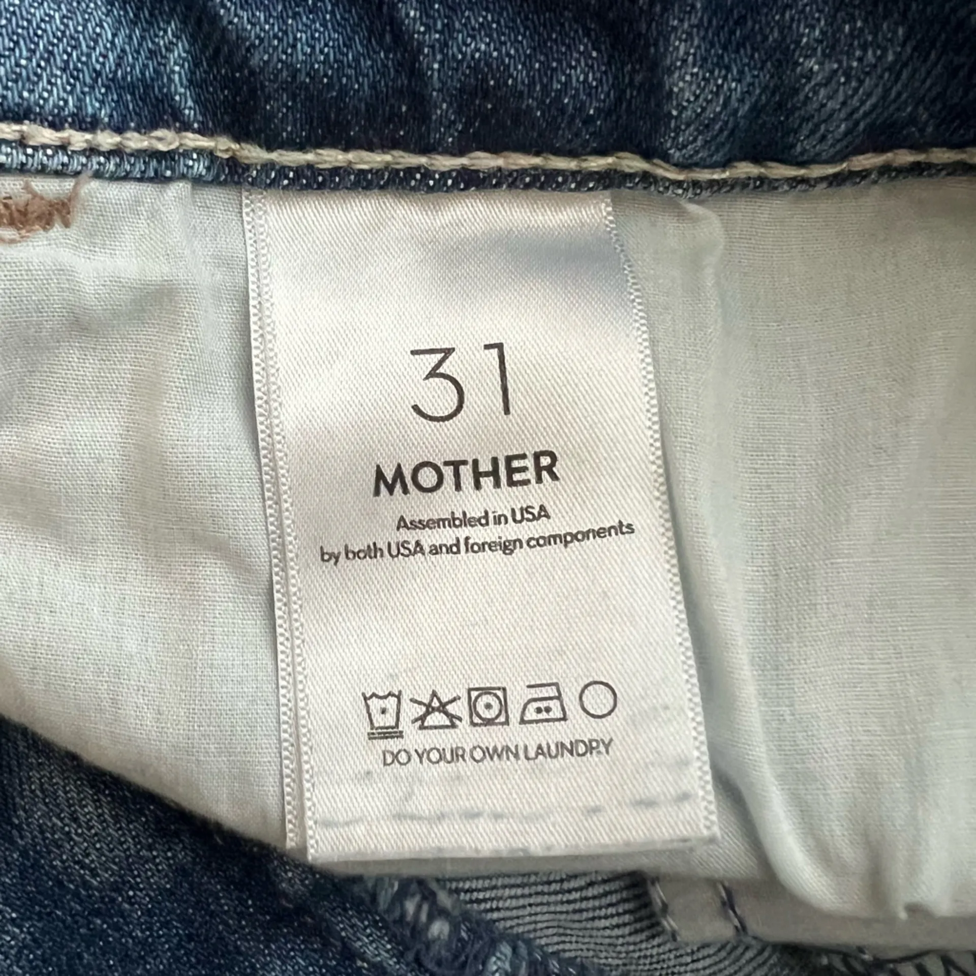 Mother Women’s The Hustler Roller Ankle Wide Leg Jeans in High On The Hog 31 Blue - Image 9