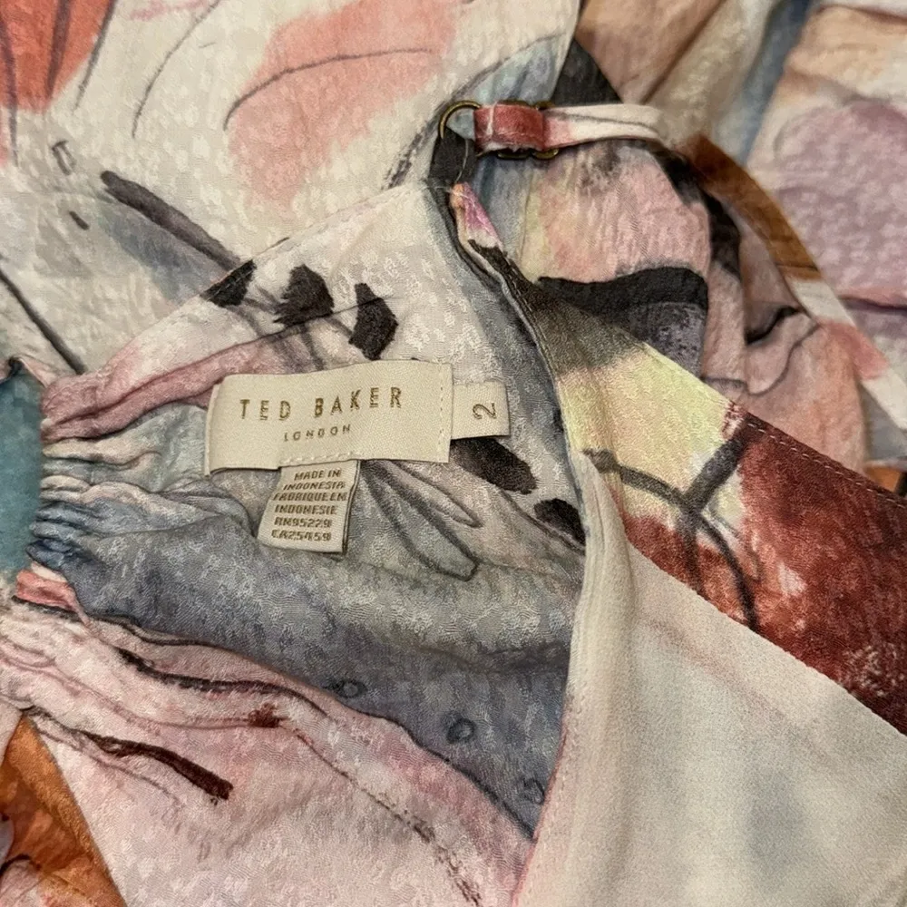 NWOT Ted Baker Lizybet V-Neck Strappy Maxi Dress sz TB 2 US 4-6 - Image 5