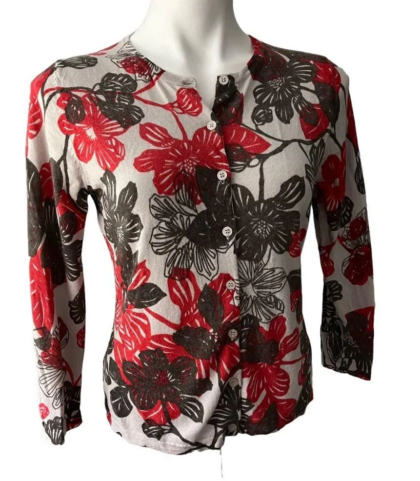 Garnet Hill Wool Cardigan Sweater - Image 5