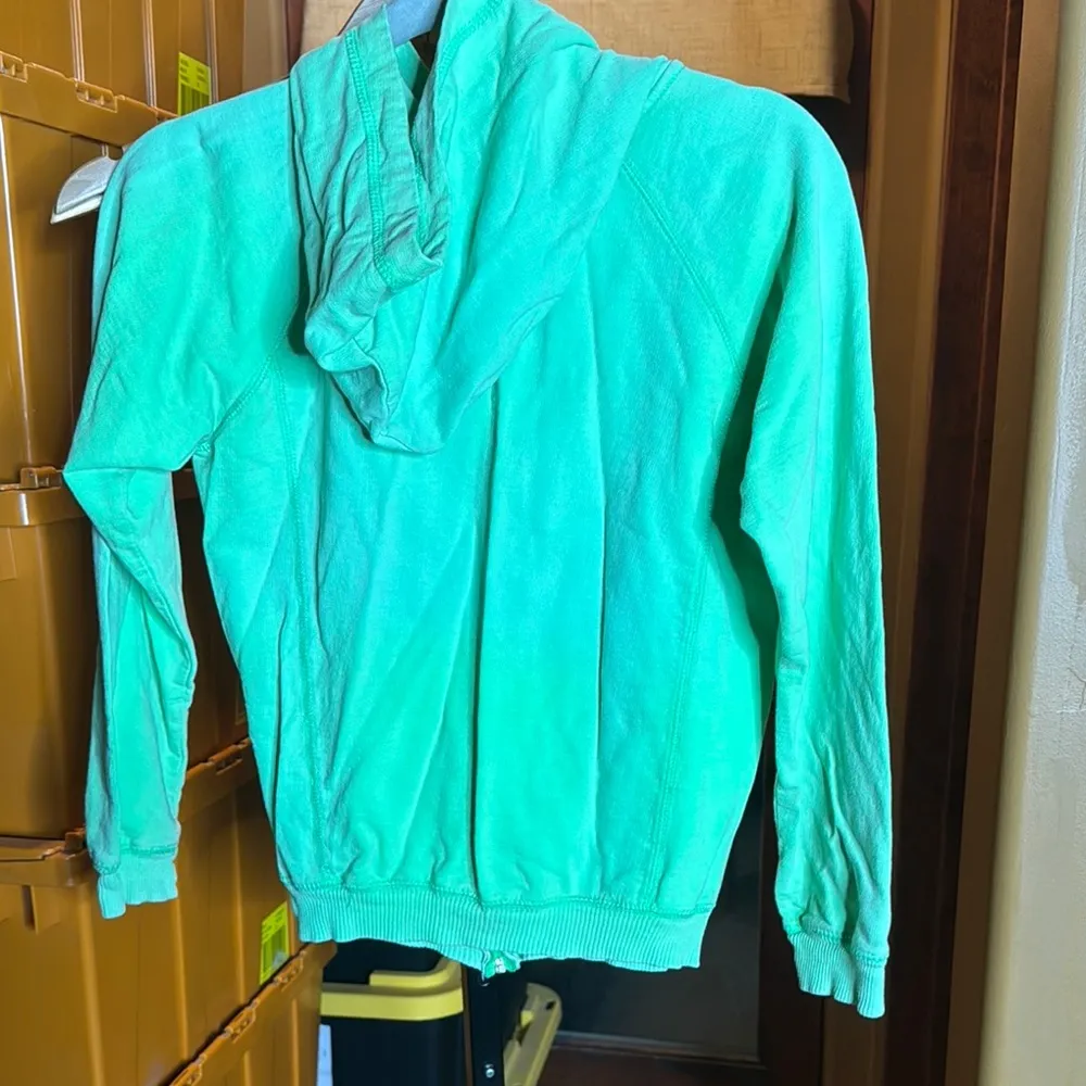 Ragwear Savannah Georgia Sunbleached Green Orange Zip Up Hoodie Size Small - Image 8