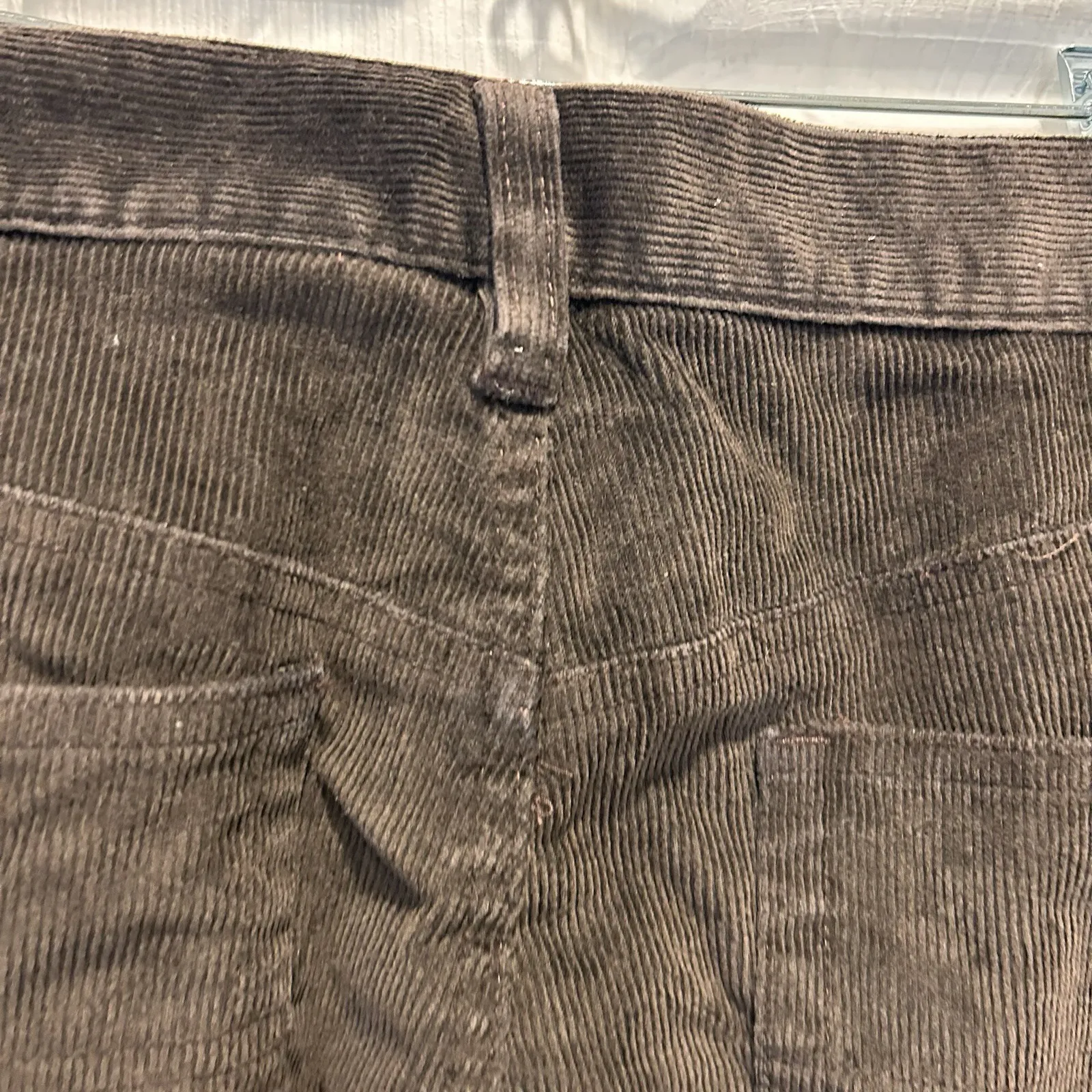 LL Bean Women's Corduroy Pants Brown Straight Leg 12 Countryside Earthy Rugged - Image 6