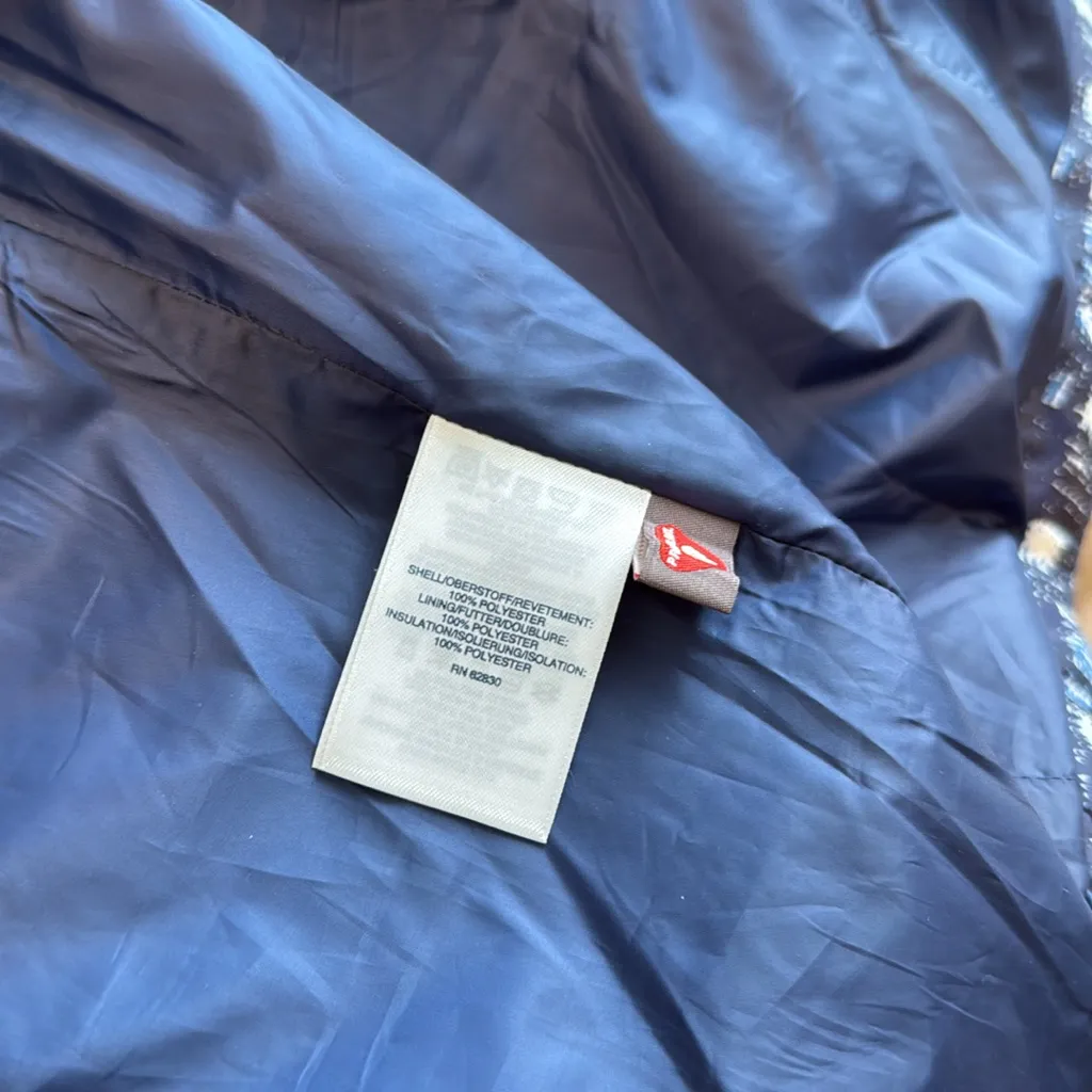 Lands' End Light Weight Puffer Knee Length Jacket, 6P Blue - Image 8