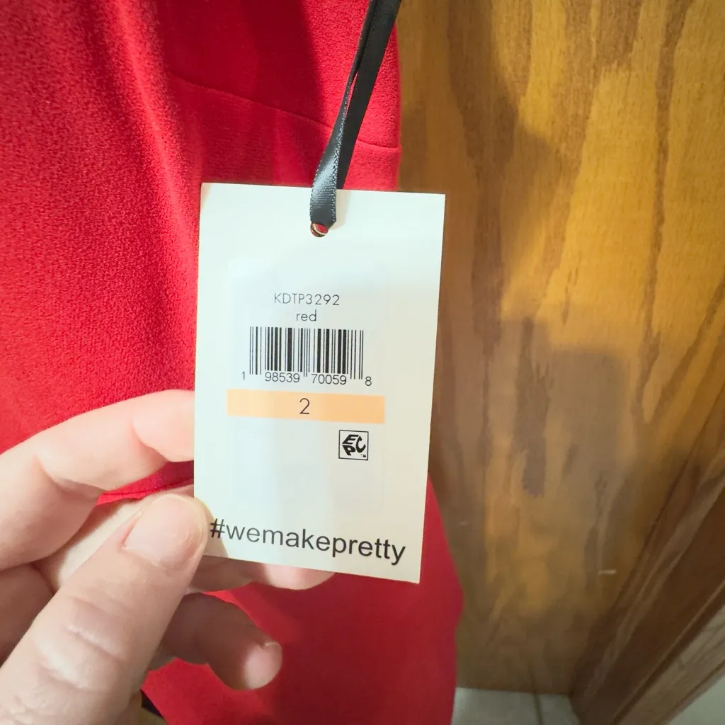 Kensie Womens Red Crepe Scuba Mini Dress~NWT ✨💫Size 2 - Image 7