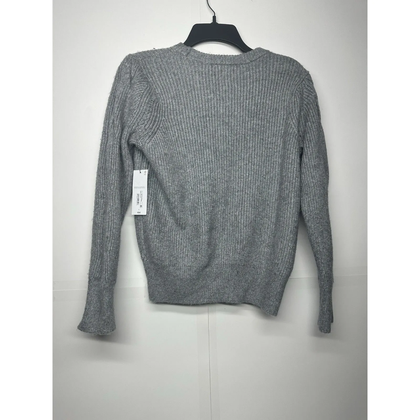 Liz Claiborne  Gray Sweater Size Large NWT $54 Retail Ribbed Knit Pullover L - Image 13