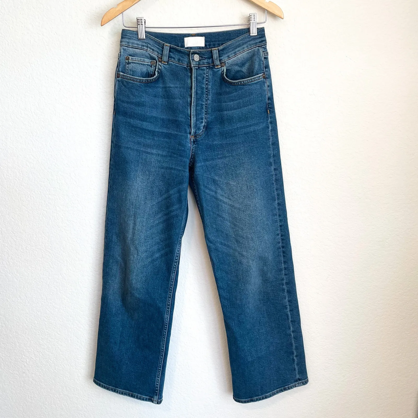 BOYISH The Mikey in Bicycle Thieves High Rise Wide Legs Jeans - Image 4