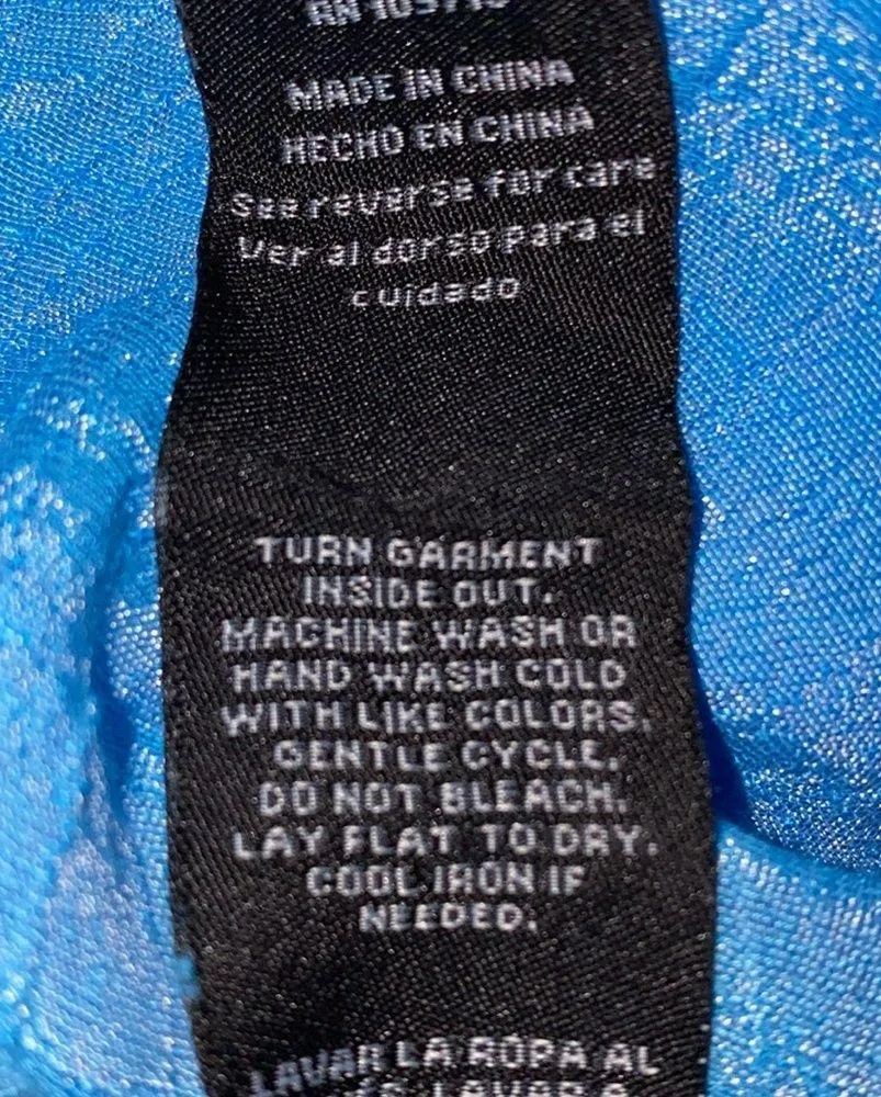 ZAC & RACHEL gauzy ombré tunic long sleeves semi sheer pockets v - Image 8