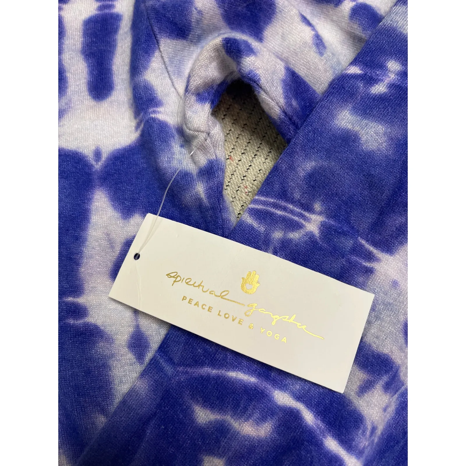 Spiritual Gangster Aloha Vibes Tie dye crew Sweater Savasana, size xl, MSRP $88 - Image 2