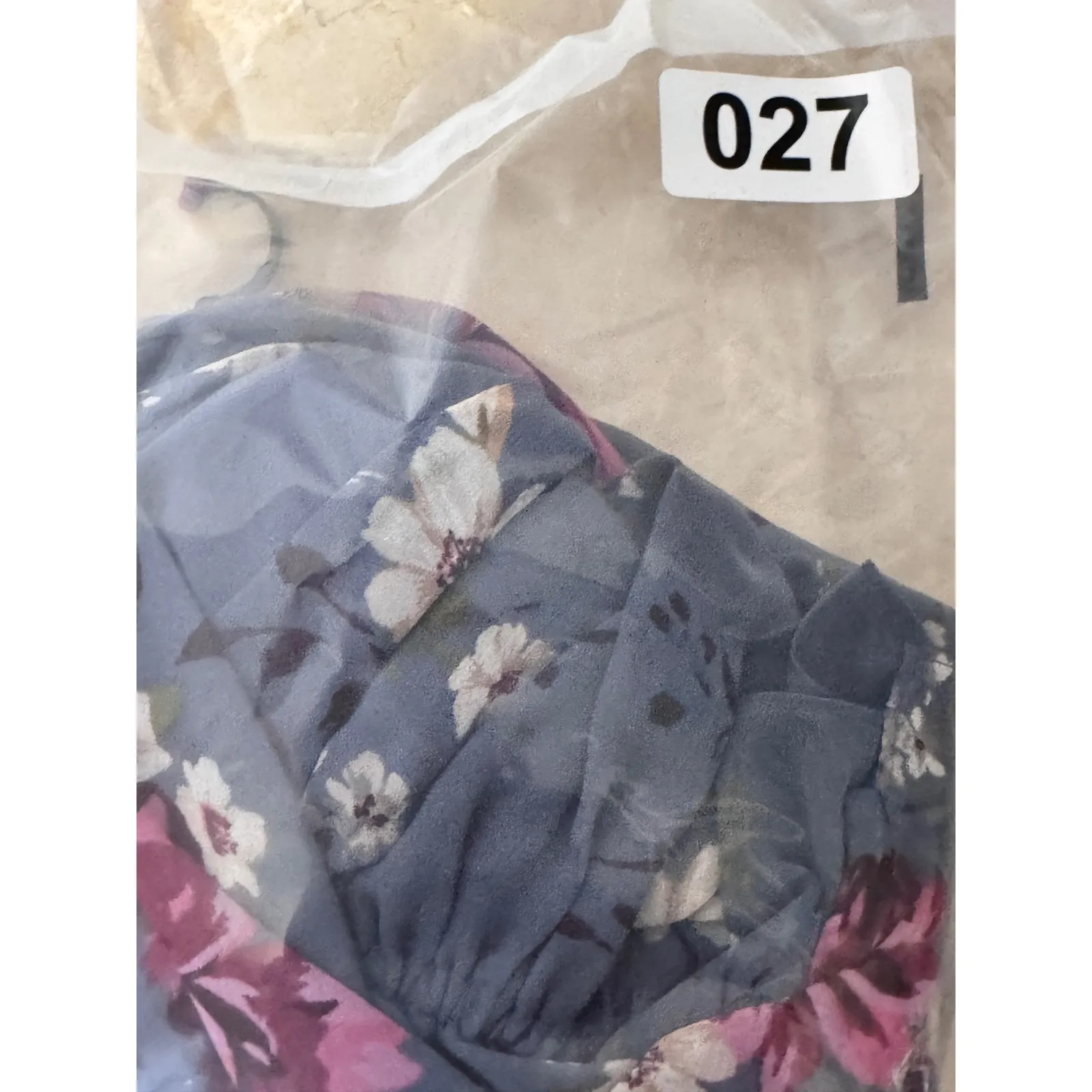 White House Black Market Floral Lace Trim Blouse Women's Size 4 Long‎ Sleeve - Image 11