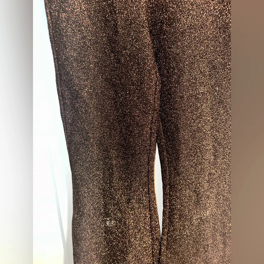 NWOT UO High-Rise Glitter Flare Trousers - Image 9