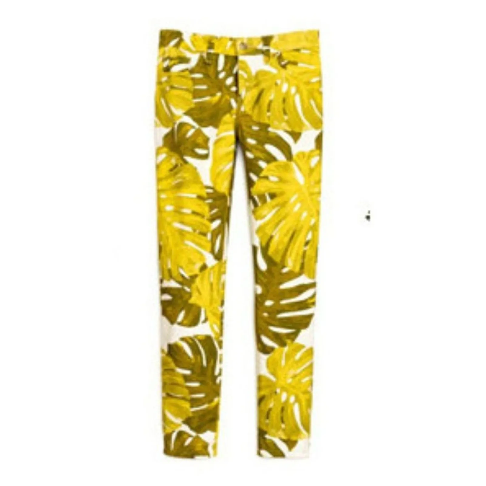 Kate Spade Jeans 28 Broome Street Havana‎ Leaf Green Lime Pants NWT - Image 5