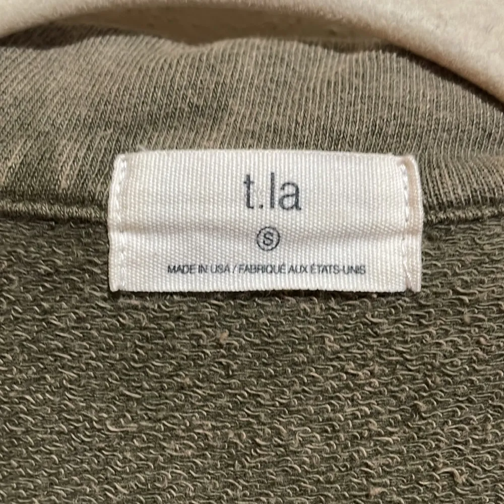 Anthropologie t.la Utility Boiler Suit Romper Cotton French Terry Size Small - Image 4