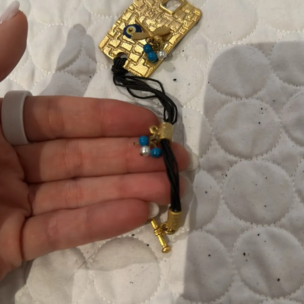 Women Gold Evil eye protection gold charm for purse - Image 5