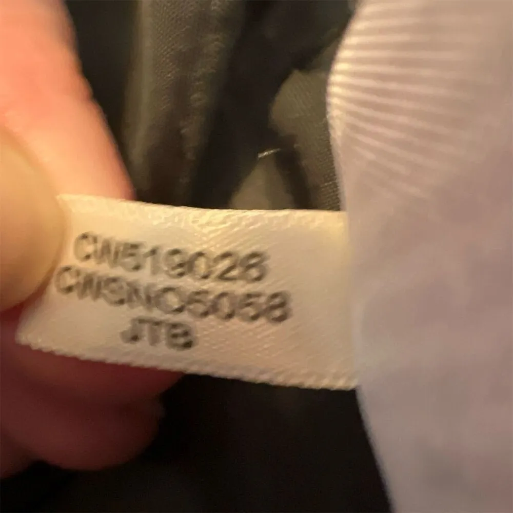 Mossimo Women's Gray Lightweight Evening Jacket Size M 3/4 Sleeve Silver Size M - Image 8