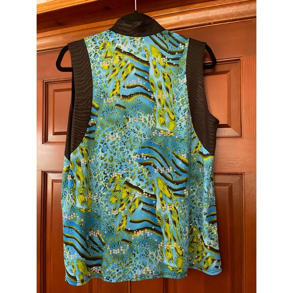 Reversible Brand Golf and resort wear Pullover top Blue Size L - Image 3