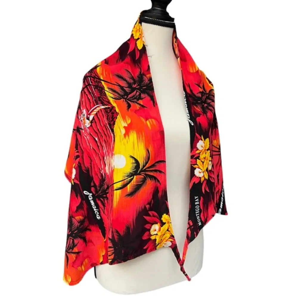 Colorful Swim Sarong Coverup Jamaica Red Size undefined - Image 2