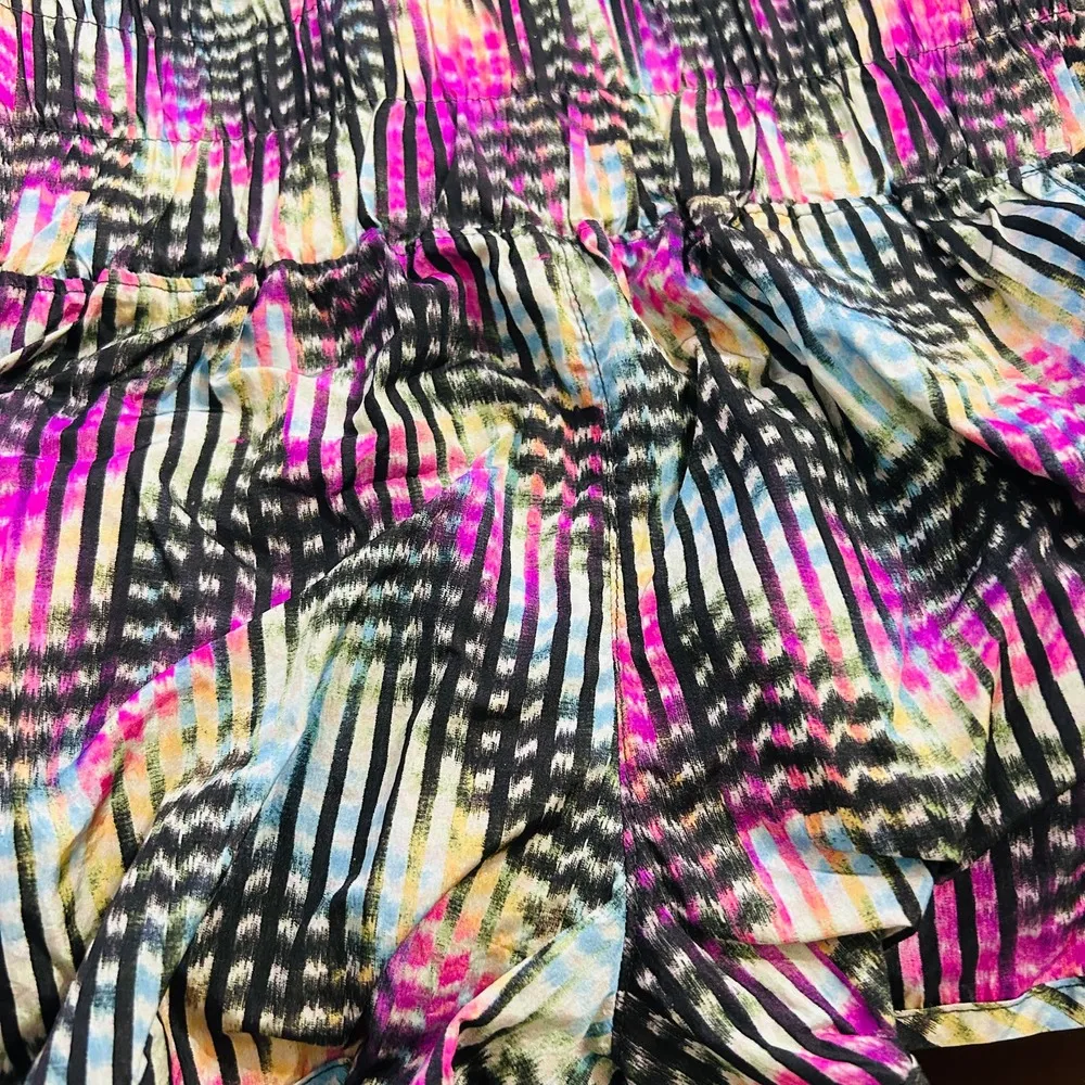 Free People The Way Home Euphoria Print Shorts Black Multi NWOT Size Small $40 - Image 4