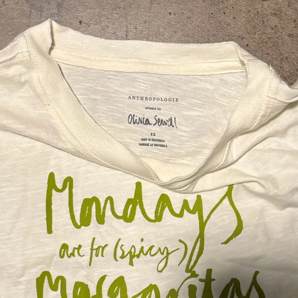 Anthropologie Days Of The Week Drinks Graphic Tee In Beige - Image 7